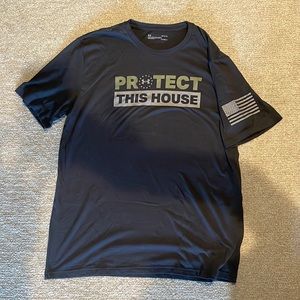 Under Armour. Protect This House shirt. Heat Gear.